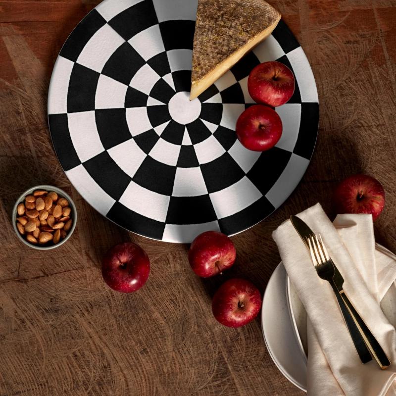 Damier-Plate