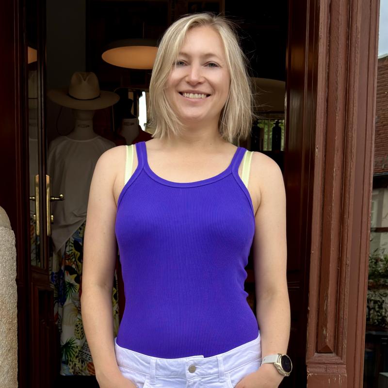 ribbed tank top